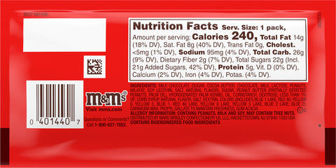 M&M's Peanut Butter 1.63 OZ