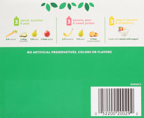Beech-Nut Favorite Flavors Baby Food Variety Pack 9