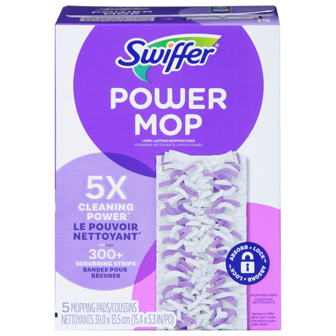 Swiffer Power Mop Mopping Pads 5 CT