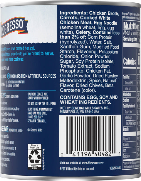 Progresso Soup Light Chicken Noodle 18.5 OZ