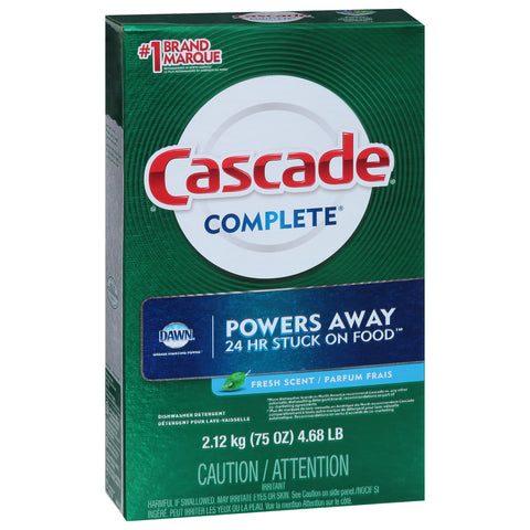 Cascade Complete Powder Fresh Dishwasher Detergent 75 OZ