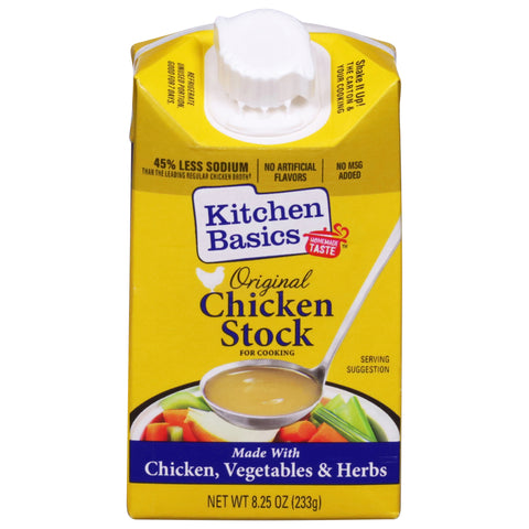 Kitchen Basics Original Chicken Stock for Cooking 8.25 oz - 12 Pack