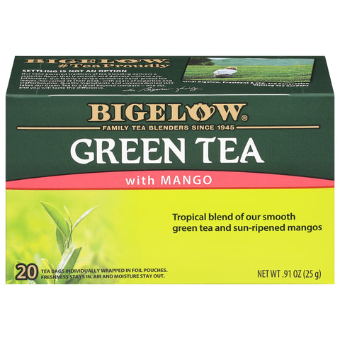 Bigelow Green With Mango Tea 20 CT