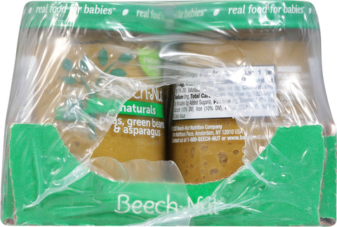 Beechnut Stage 2 Just Peas Green Beans &Asparagus 4 OZ