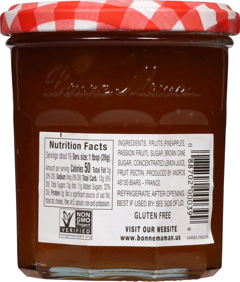 Bonne Maman Pineapple Passion Fruit Preserves 13 OZ