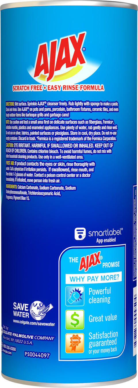 Ajax Powder Cleanser With Bleach 21 OZ