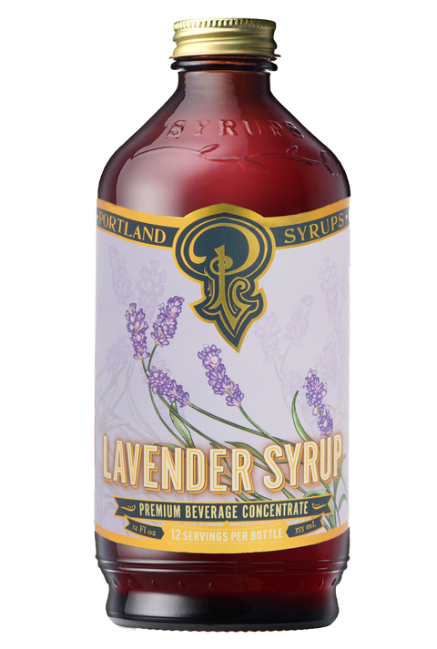 Portland Syrups Lavender Syrup - 12 FL OZ 6 Pack
