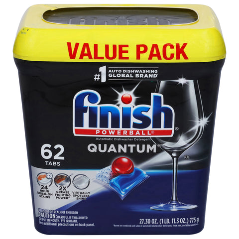 Finish Quantum Dishwasher Detergent Value Pack 27.30 oz - 2 Pack