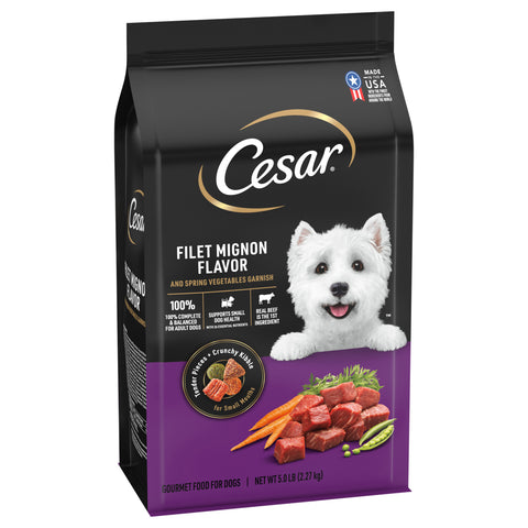 Cesar Gourmet Filet Mignon Flavor Food for Dogs 5.0 lb