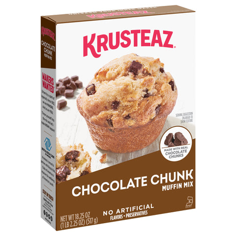 Krusteaz Chocolate Chip Muffin Mix 18.25 OZ