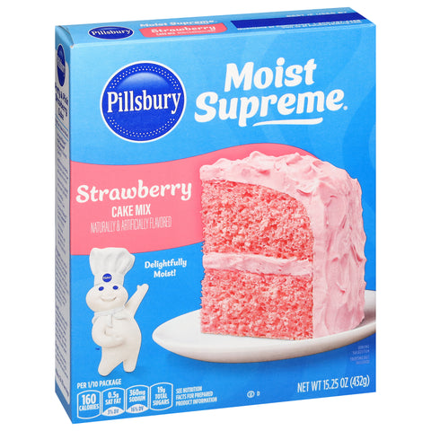Pillsbury Moist Supreme Strawberry Cake Mix 15.25 OZ
