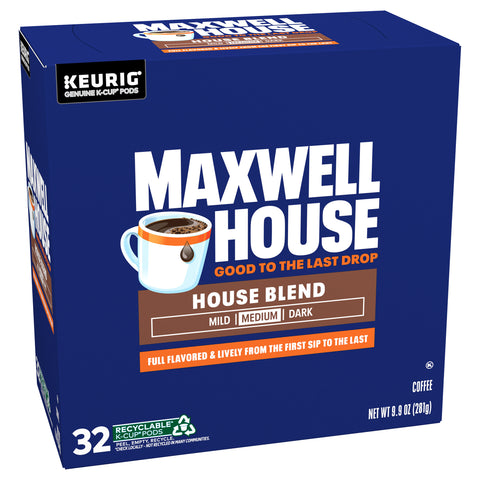 Maxwell House House Blend Medium Coffee K-Cup 9.9 OZ
