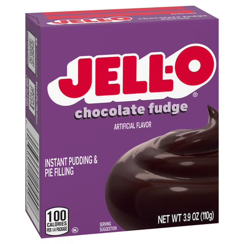 Jell-O Mix Pudding Instant Chocolate Fudge 3.9 OZ