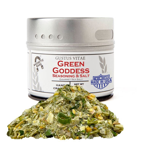 Gustus Vitae Green Goddess Sea Salt + Seasoning - 2.3 OZ 8 Pack