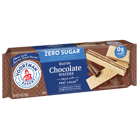 Voortman Bakery Sugar Free Chocolate Wafers 9 OZ