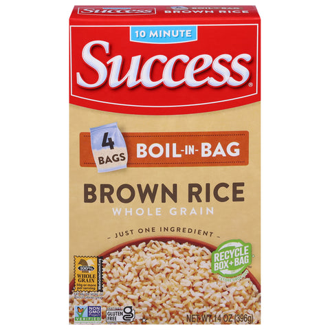 Success Rice Boil In Bag Brown 14 OZ