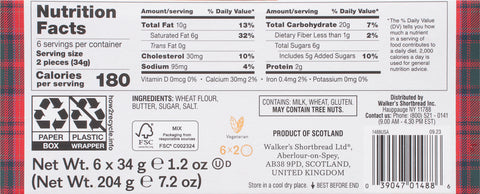 Walkers Shortbread Rounds On The Go 7.2 OZ