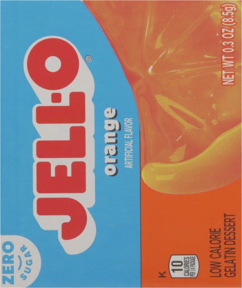 Jell-O Mix Gelatin Sugar Free Orange 0.3 OZ