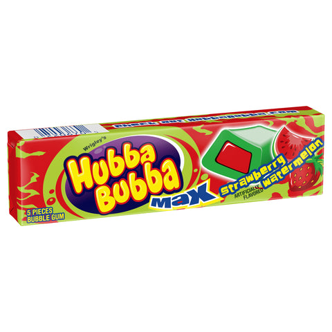 Hubba Bubba Strawberry Watermelon Gum 5 CT