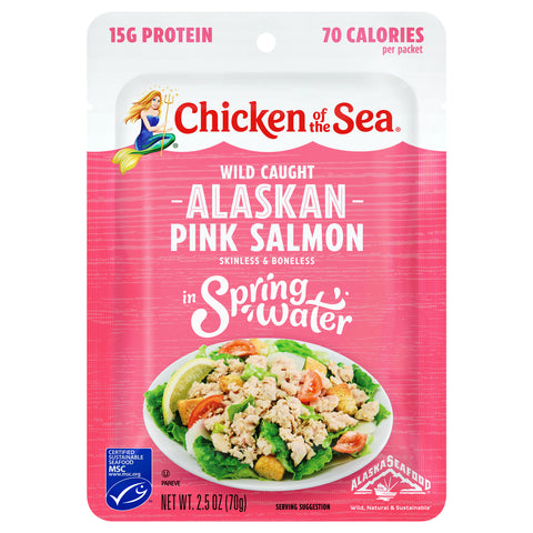 Chicken Of The Sea Skinless & Boneless Pink Salmon Pouch 2.5 OZ