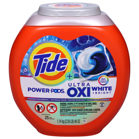 Tide + Ultra White + Bright Detergent 25 ea