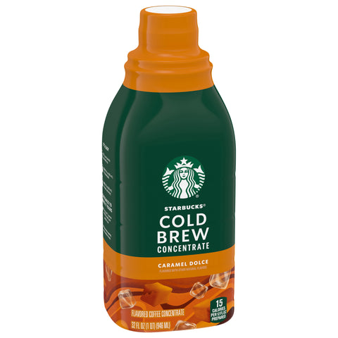 Starbucks Cold Brew Caramel Dolce Coffee 32 FZ