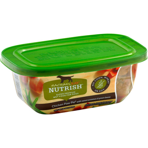 Rachel Ray Dog Food Can Chicken Paw Pie with Sweet Potatoes & Green Beans 8 OZ