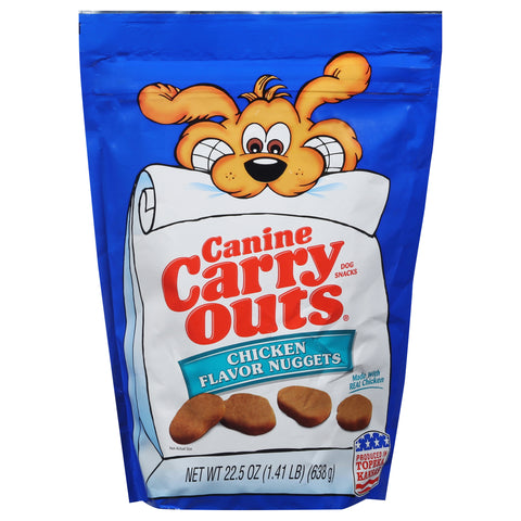 Canine Carry Outs Chicken Nuggets Dog Treats 22.5 OZ