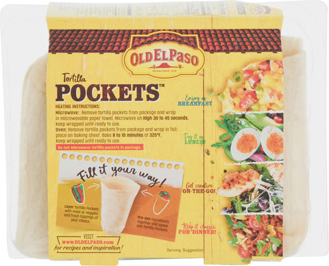 Old El Paso Tortilla Pockets Split Pack 8 ea