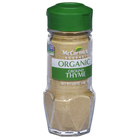 McCormick Gourmet Organic Ground Thyme - 1.25 OZ 3 Pack