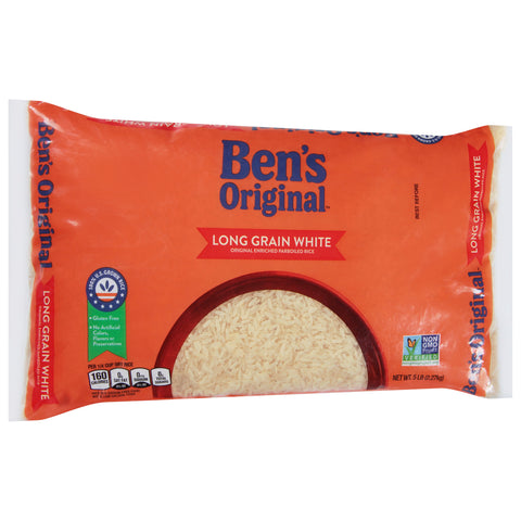 Bens Original Long Grain White Rice 80 OZ