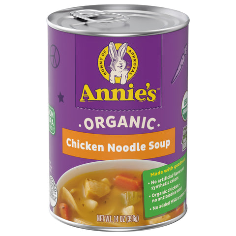 Annie's Organic Chicken Noodle Soup 14 oz - 12 Pack