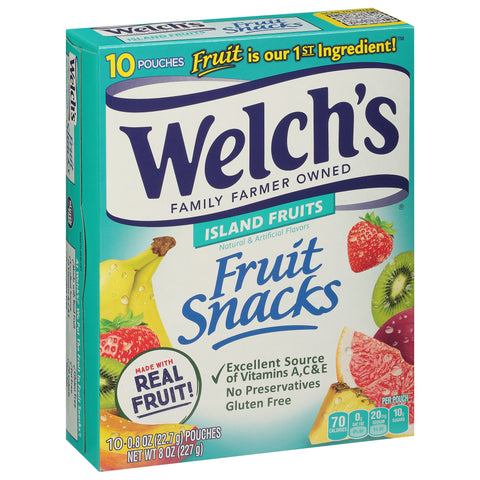Welch's Island Fruits Fruit Snacks 8 OZ