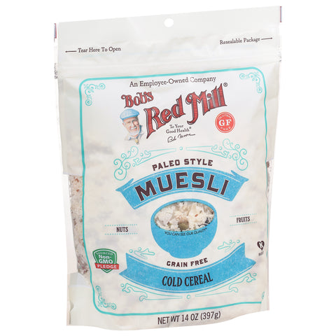Bob's Red Mill Gluten Free Paleo Style Muesli Cold Cereal 14 OZ