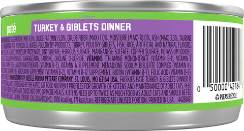 Friskies Turkey & Gilbets Dinner 5.5 OZ