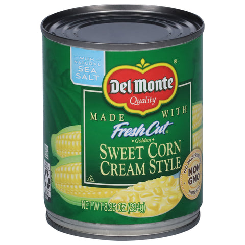 Del Monte Vegetables Fresh Cut Sweet Corn Cream Style 8.25 OZ