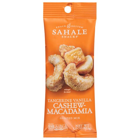 Sahale Tangerine Vanilla Cashew Macadamia Glazed Mix 1.5 oz