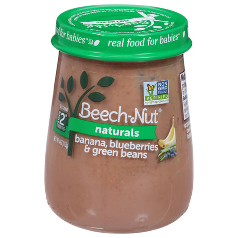 Beechnut Stage 2 Banana Blueberry & Green Beans 4 OZ