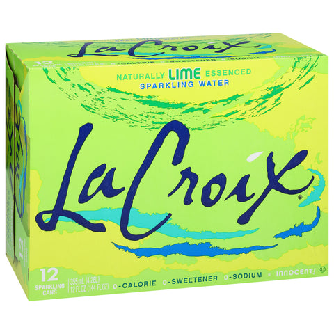 La Croix Lime Sparkling Water 144 FZ