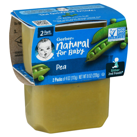 Gerber 2nd Foods Peas 8 OZ