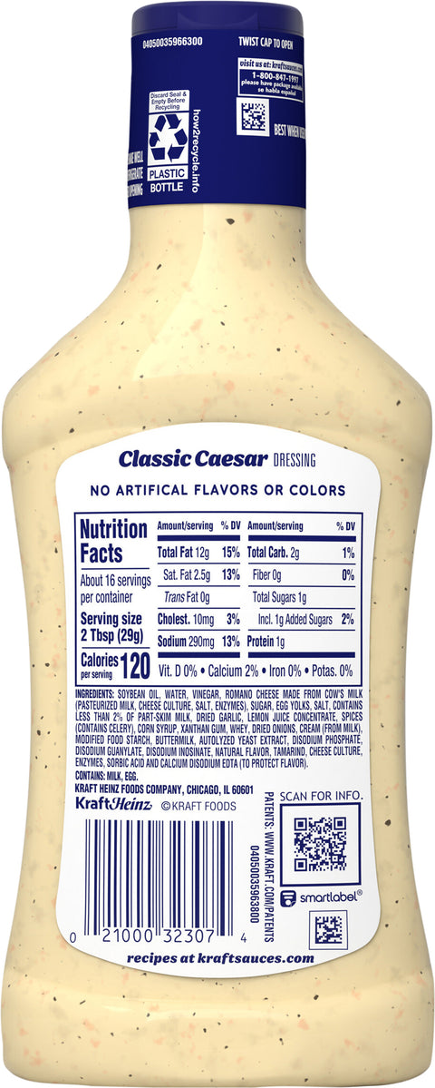 Kraft Classic Caesar Dressing 16 FZ