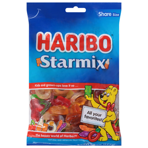 Haribo Starmix Gummi Candy Share Size 8 oz - 10 Pack
