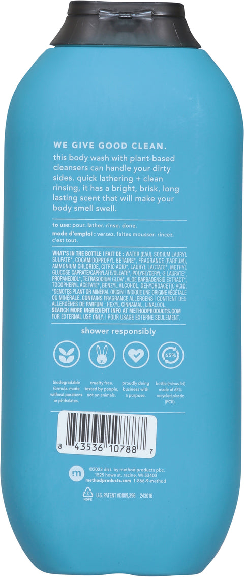Method Glacier + Granite Men Body Wash 18 FZ