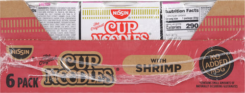 Cup O Noodles Soup Shrimp 6 Pack 13.5 OZ