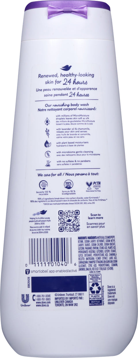 Dove Relaxing Lavender Body Wash 20 FZ
