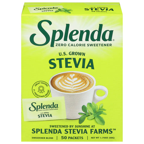 Splenda Zero Calorie Stevia Sweetener 50 ea - 12 Pack