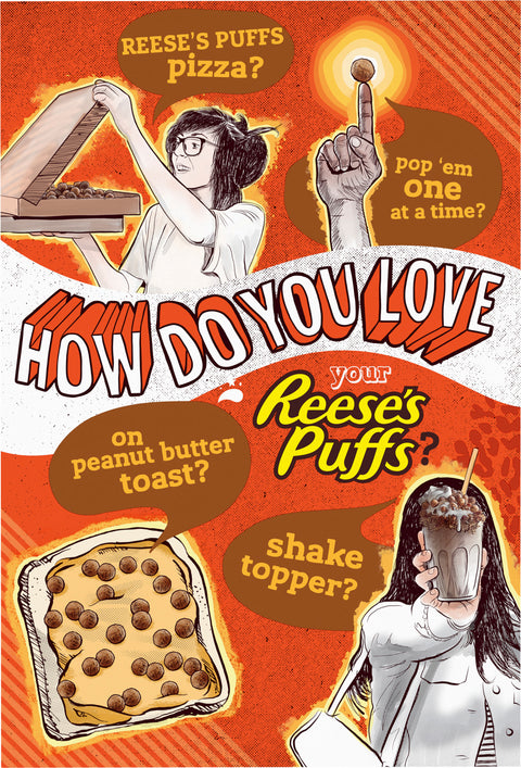 General Mills Reese's Peanut Butter Puffs 11.5 OZ