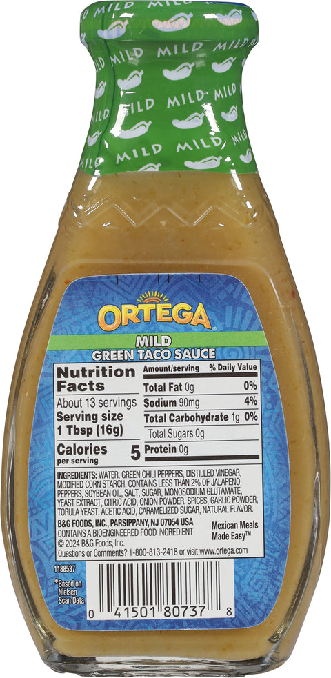 Ortega Mild Green Taco Sauce 7.5 oz
