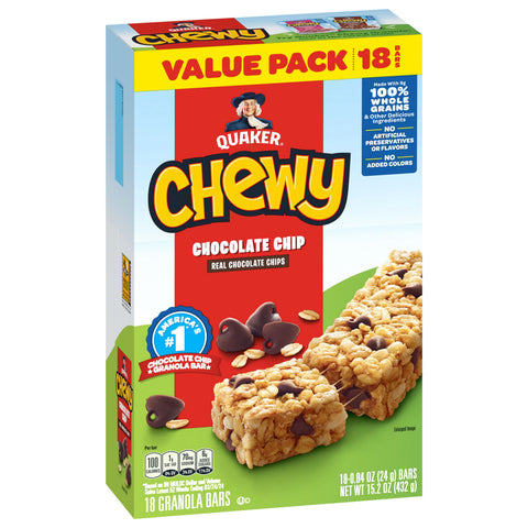 Quaker Chewy Chocolate Chip Granola Bars 15.2 OZ