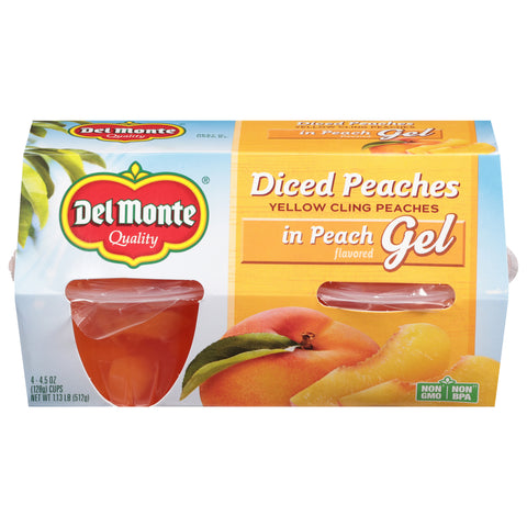 Del Monte Frt To Go Peach Gel 18 OZ